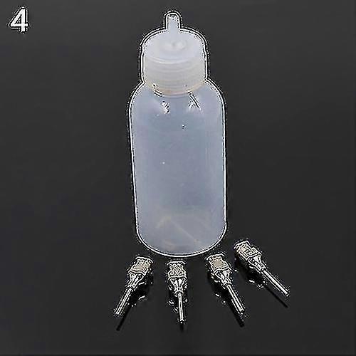 Henna Tattoo Applicator Squeeze Plastic Drawing Bottle Detailing Nozzle Tip Set Qinhai