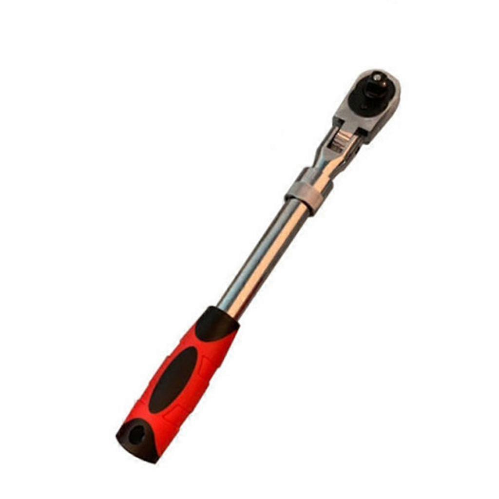 Extendable Ratchet 1/4" 3/8" 1/2-inch Drive Socket Wrench 72-tooth Spanner
