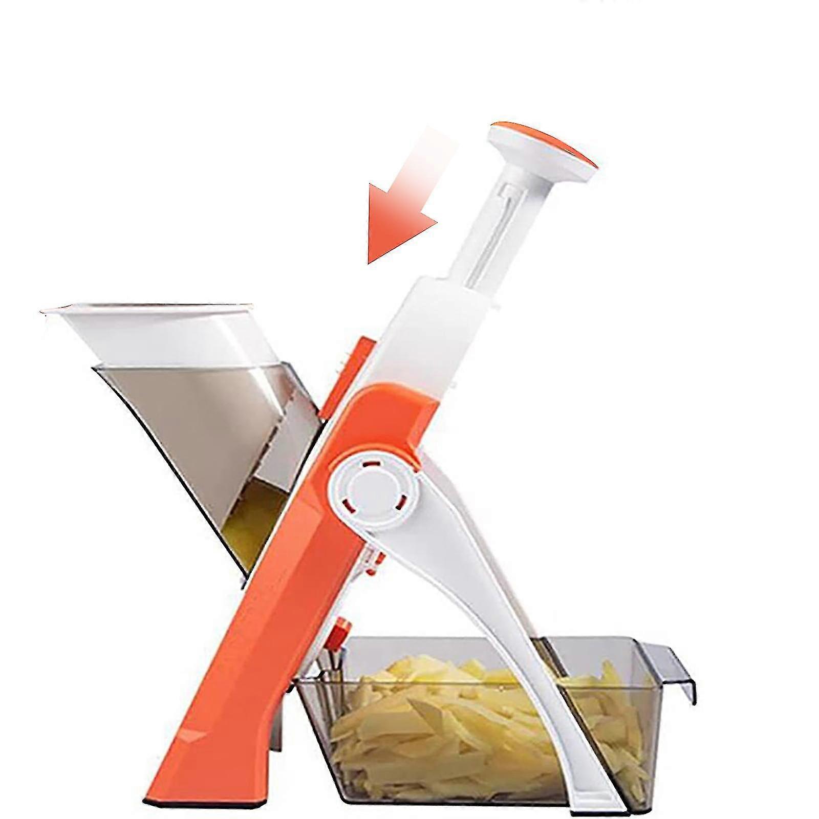 Multifunksjonell grønnsakskutter Sikkerhetskjøkken Slicer Salatkutter Potetskive