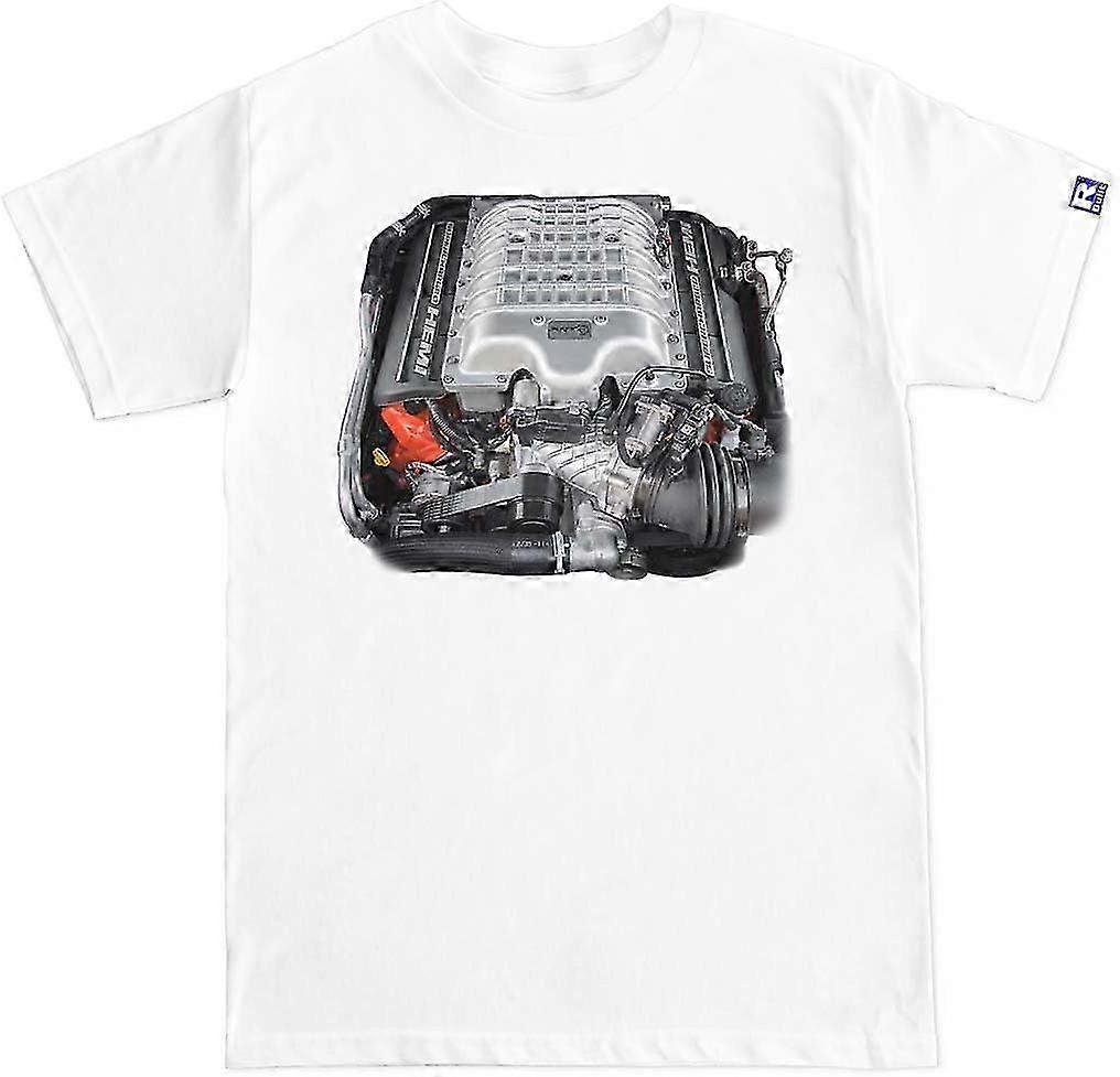 R Built Herren SRT Hellcat Engine T Shirt Retro trendiges Material