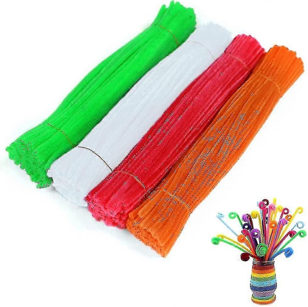 Pipe S Craft, Pipe S S, Pipe S Bulk For Diy Art Craft Rats (, , Oran, Red)400 Pcs