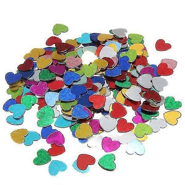 200. metalliska paljetter - Hjrtan