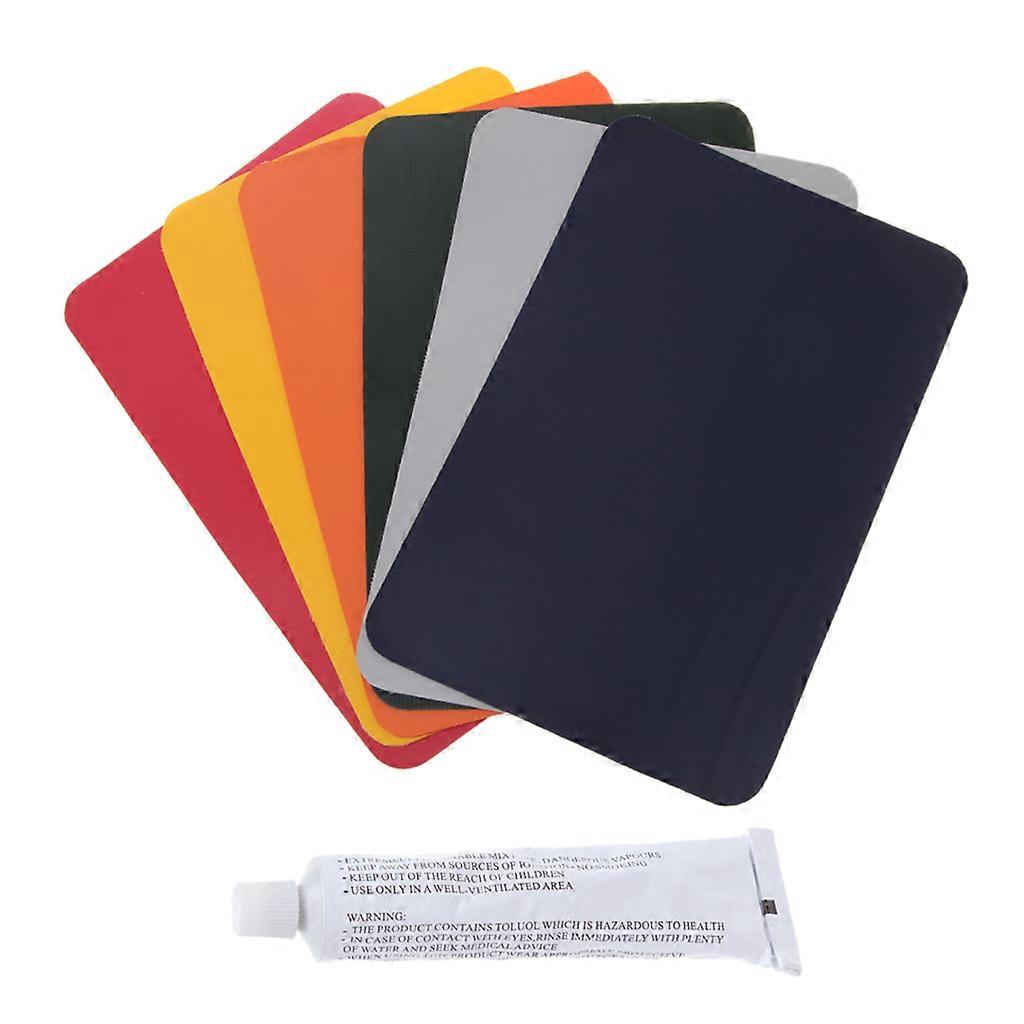 Bärbar uppblåsbar båt simbassäng PVC punkteringsreparation Patch Lim Kit
