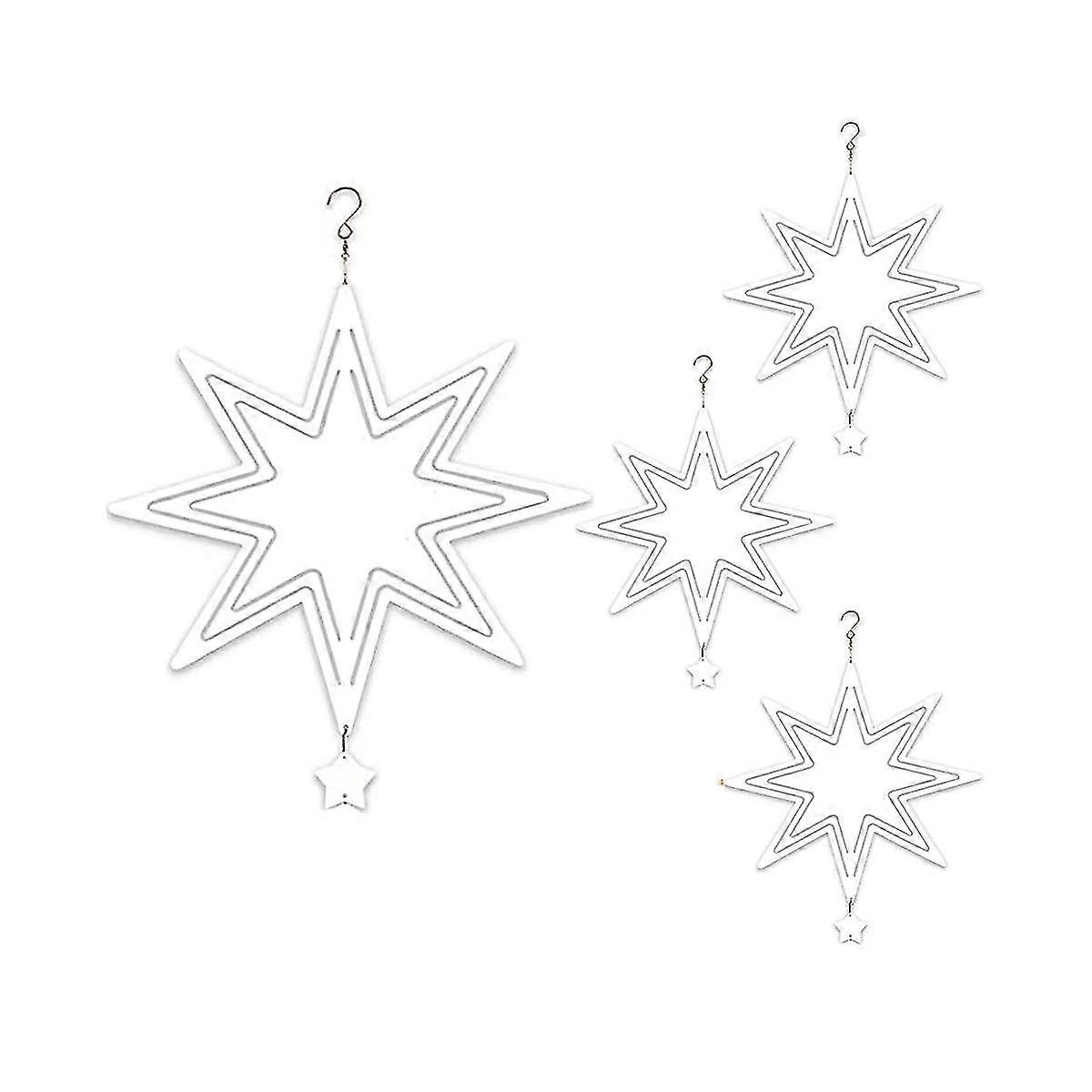 4 Pack 10 Inch Sublimation Wind Spinner Blanks 3d Hanging Wind Spinners Double Sided Wind Powered Kinetic Sculpture