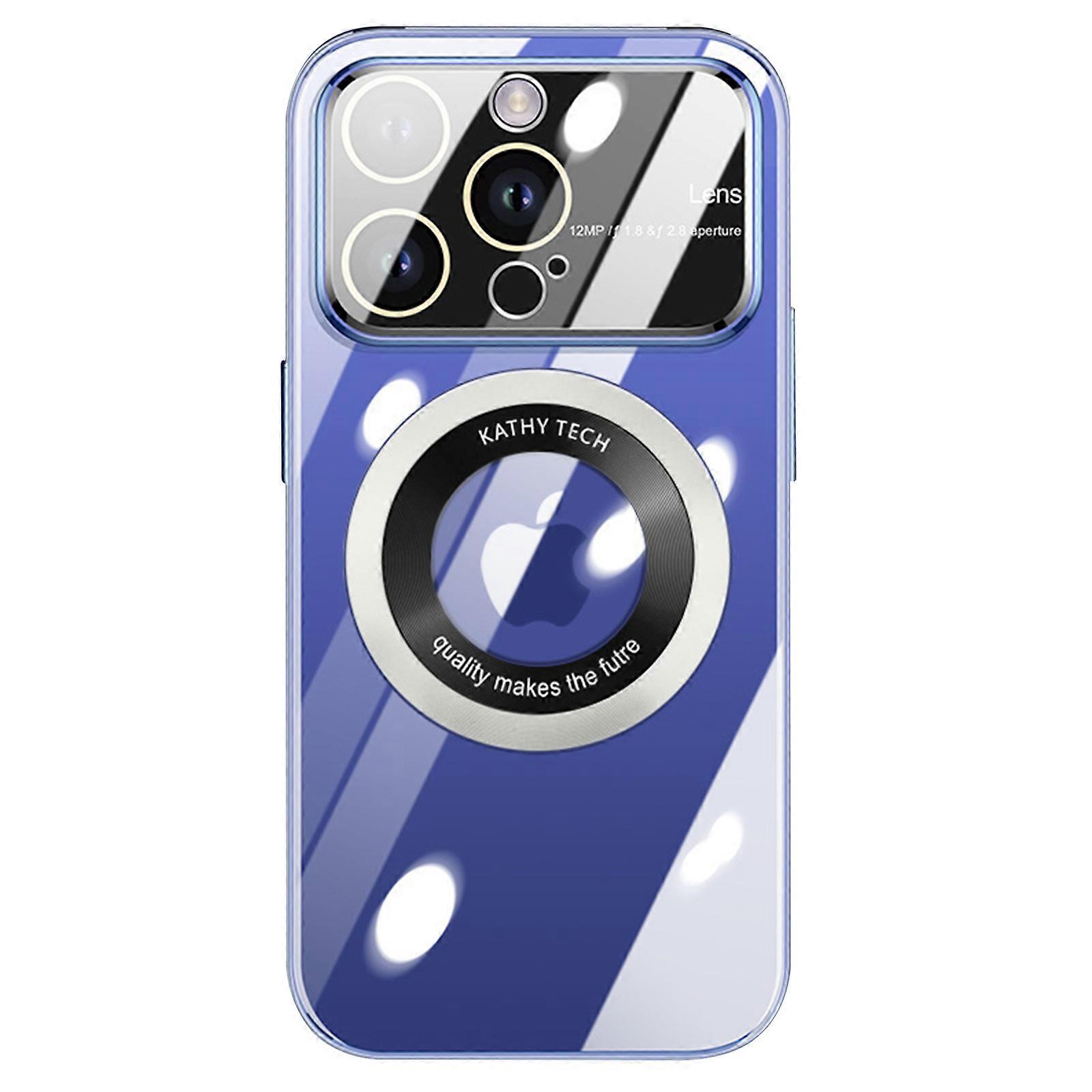 Magnetic Clear for iPhone 15 Pro Max / 15 Ultra 6.7 Case [Compatible with MagSafe] [Full Camera Lens Protector] [Non Yellowing] PC Thin Anti Scratch C