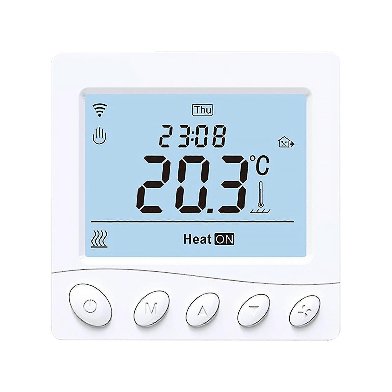 Wifi Smart Boiler Thermostat 3.2inch Lcd Display Intelligent Thermostat With Application & Voice Control Digital Programmable Thermostat