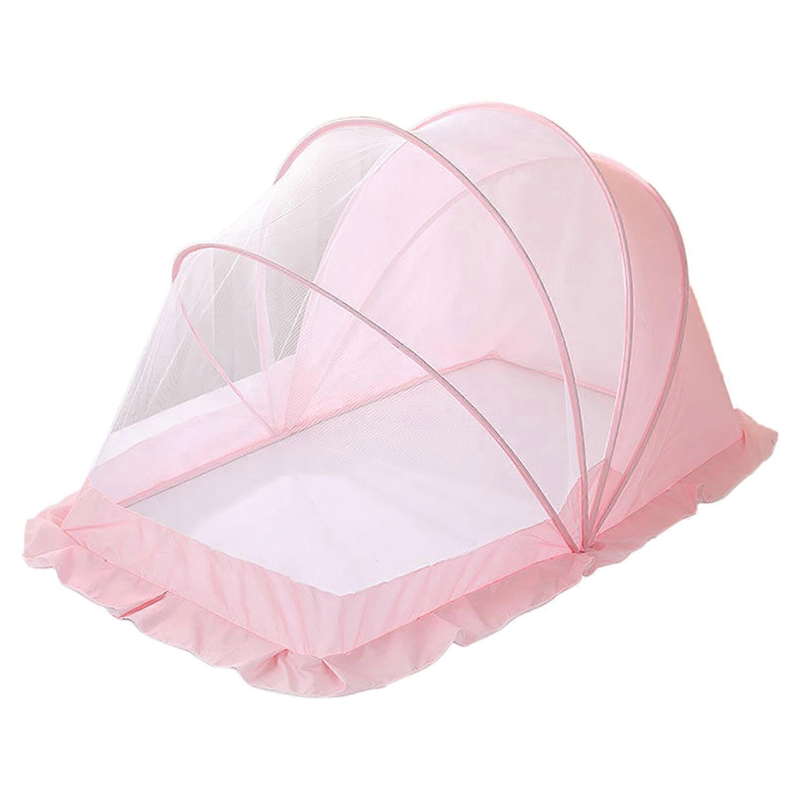 Folding Baby Crib Mosquito Net, High Density Grids Portable Mosquito Net for Baby and Kids