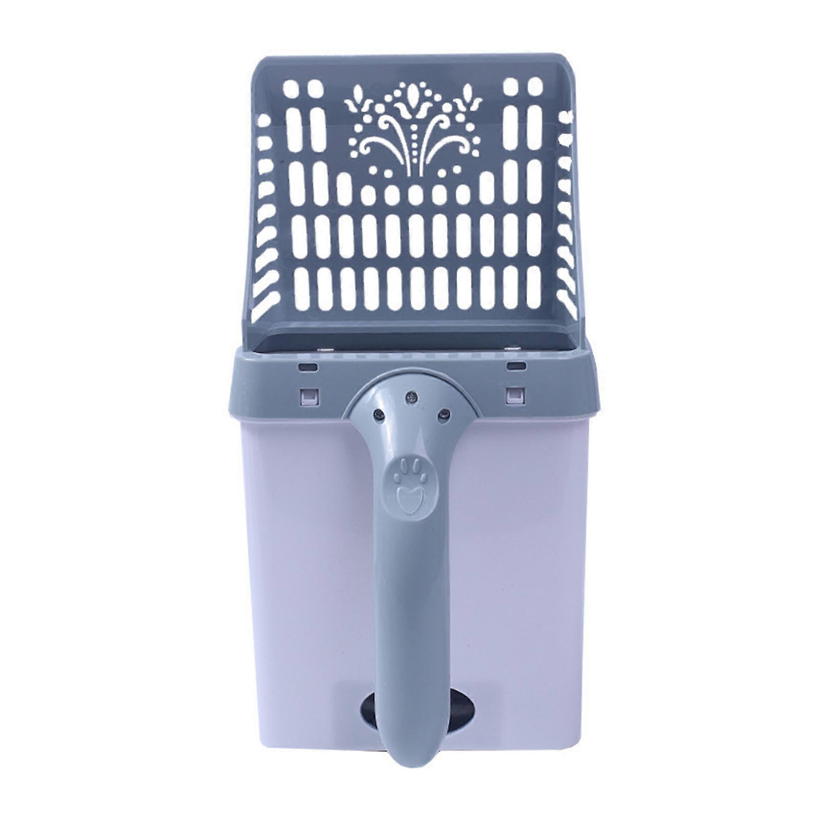 Multi-function Cat Poop Litter Clean Scoop Deep Shovel Integrated Detachable Holder,100% New