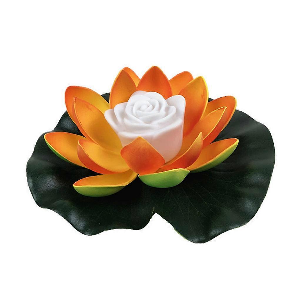 Unique Floating Lotus Light Waterproof LED Lamp Mid-Autumn Festival Night Lamp