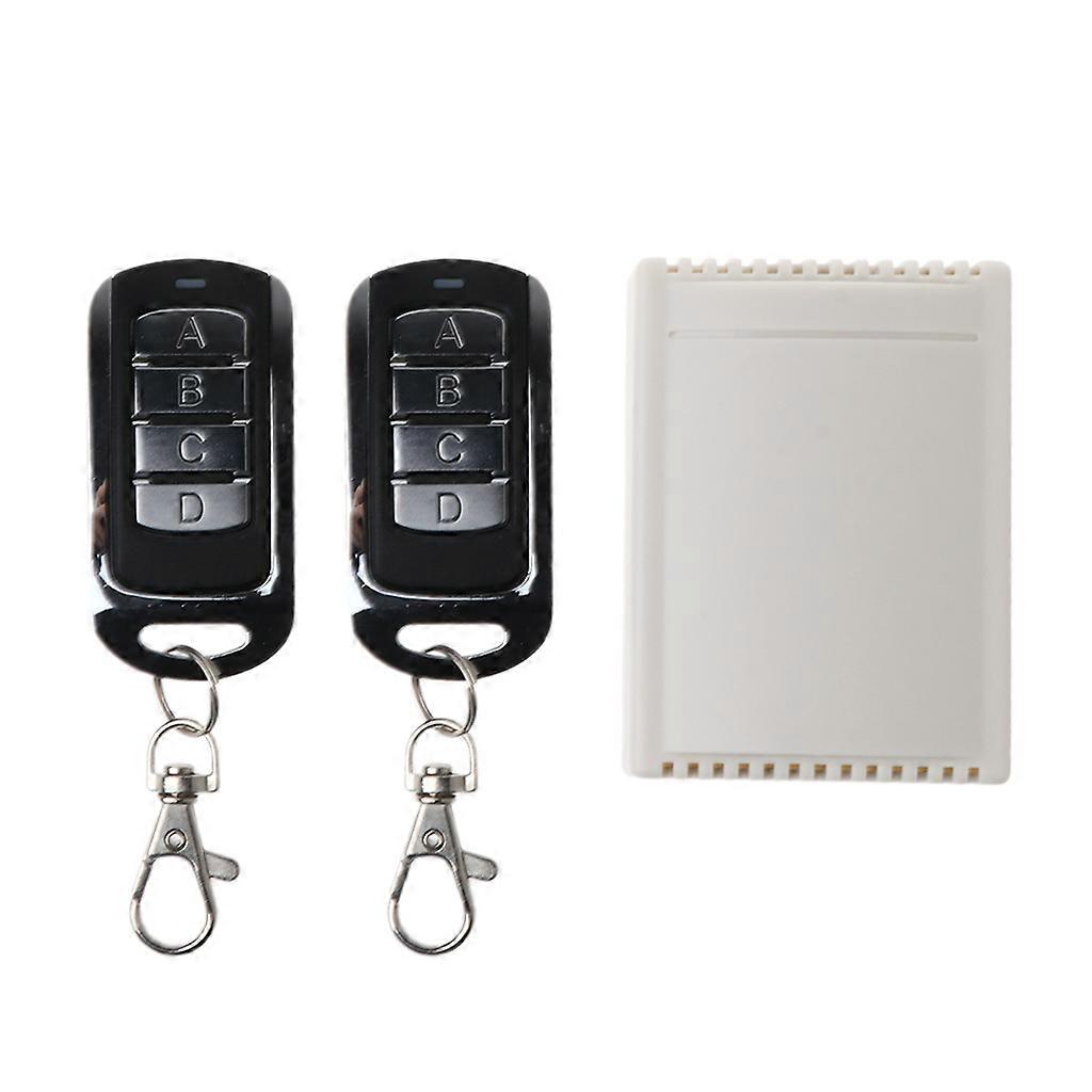 4 Channel Wireless Relay RF Remote Control DC24V with 4 Button Transmitter