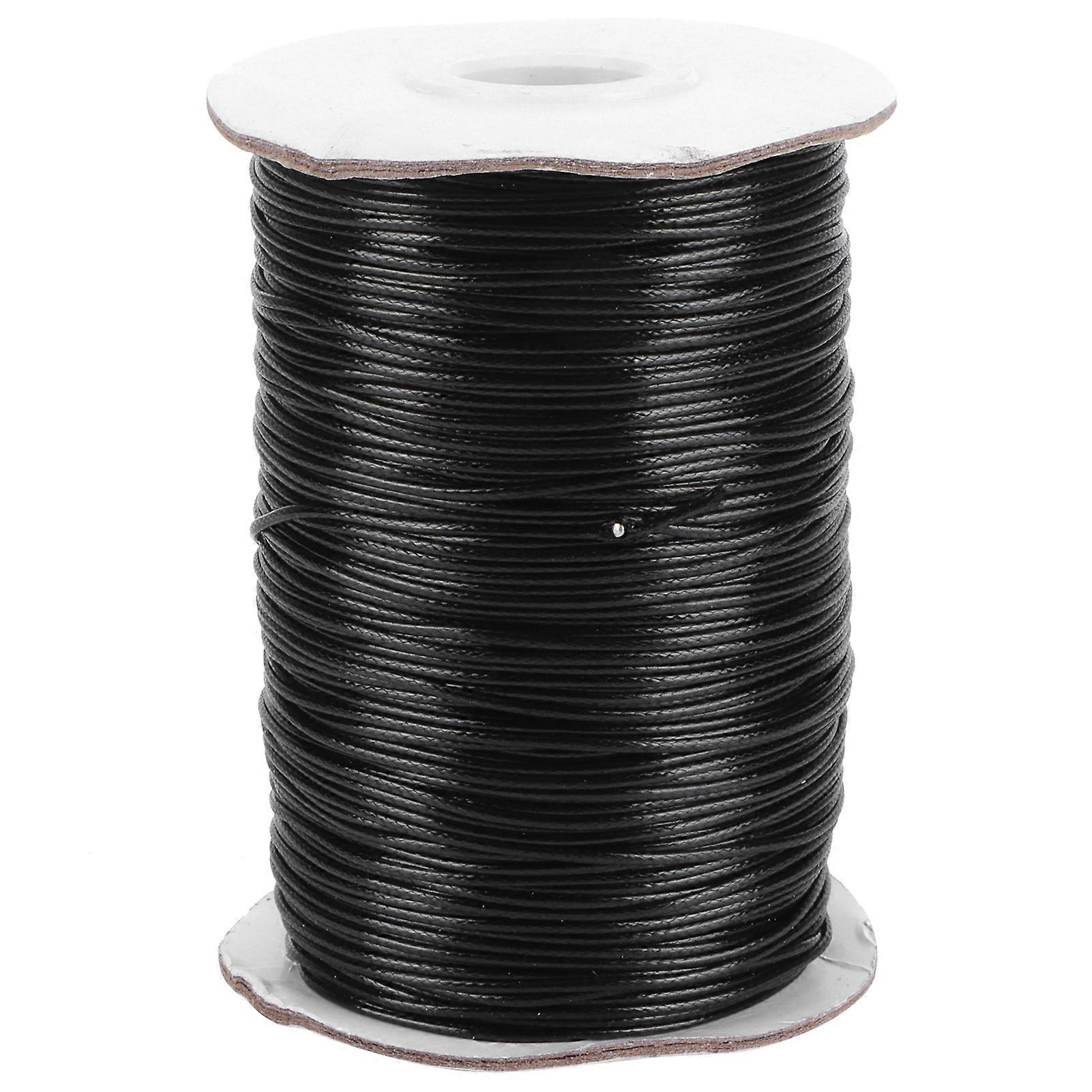 1mmx160m Wax Rope Environmentally Friendly DIY HandWoven Waterproof Waxed Wire Cord Thread
