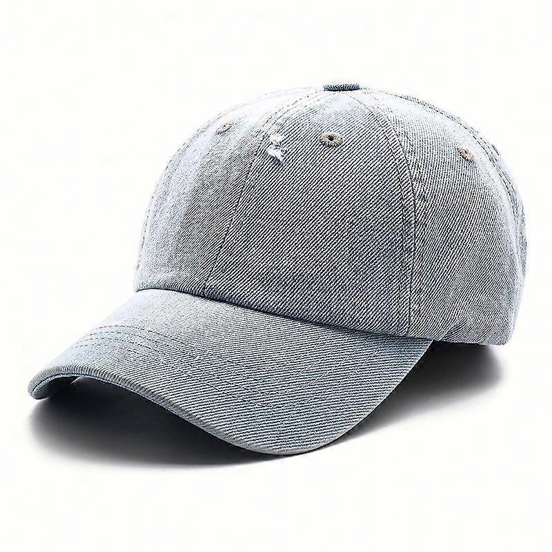 Ripped Denim Baseball Cap Adjustable Snapback Hat Gorra