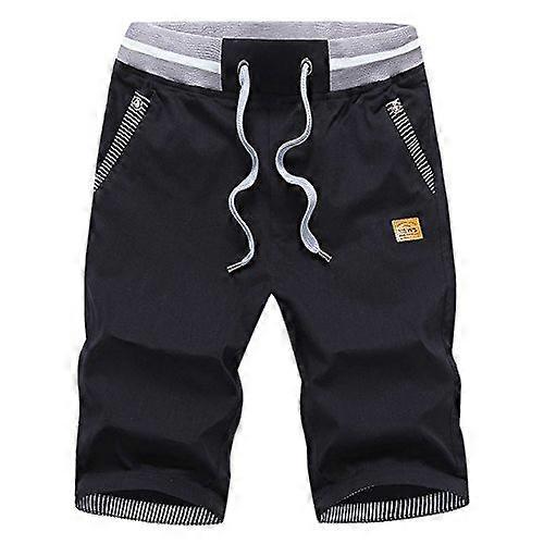 Pánske letné ležérne šortky bavlnené s elastickým pásom