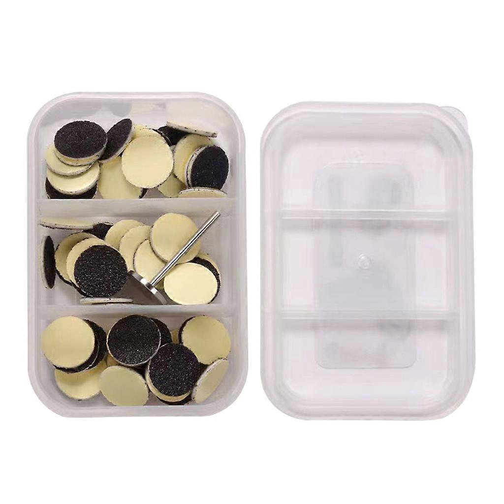 Replaceable Sanding Disc Pads Practical Sandpaper Discs with Metal Nail Bit