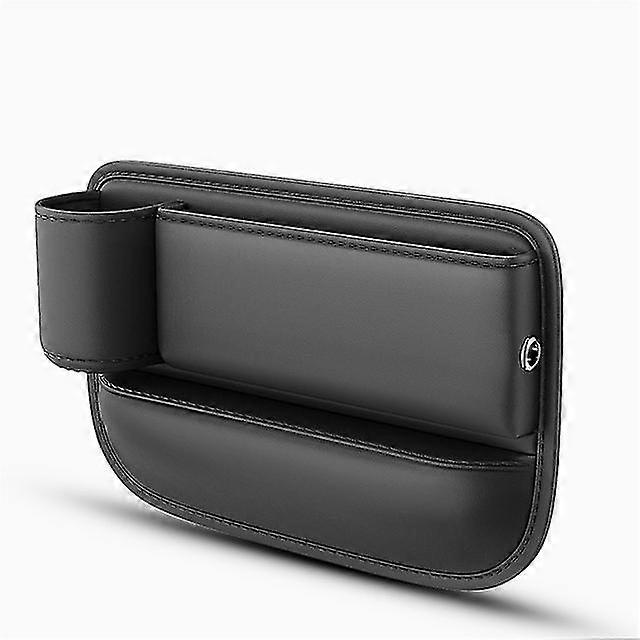 Καθίσματα αυτοκινήτου Gap Storage Bag Pu Leather Auto Console Side Car Seat Crevice Storage Box Slit Gap Filler With Bottle Holder new