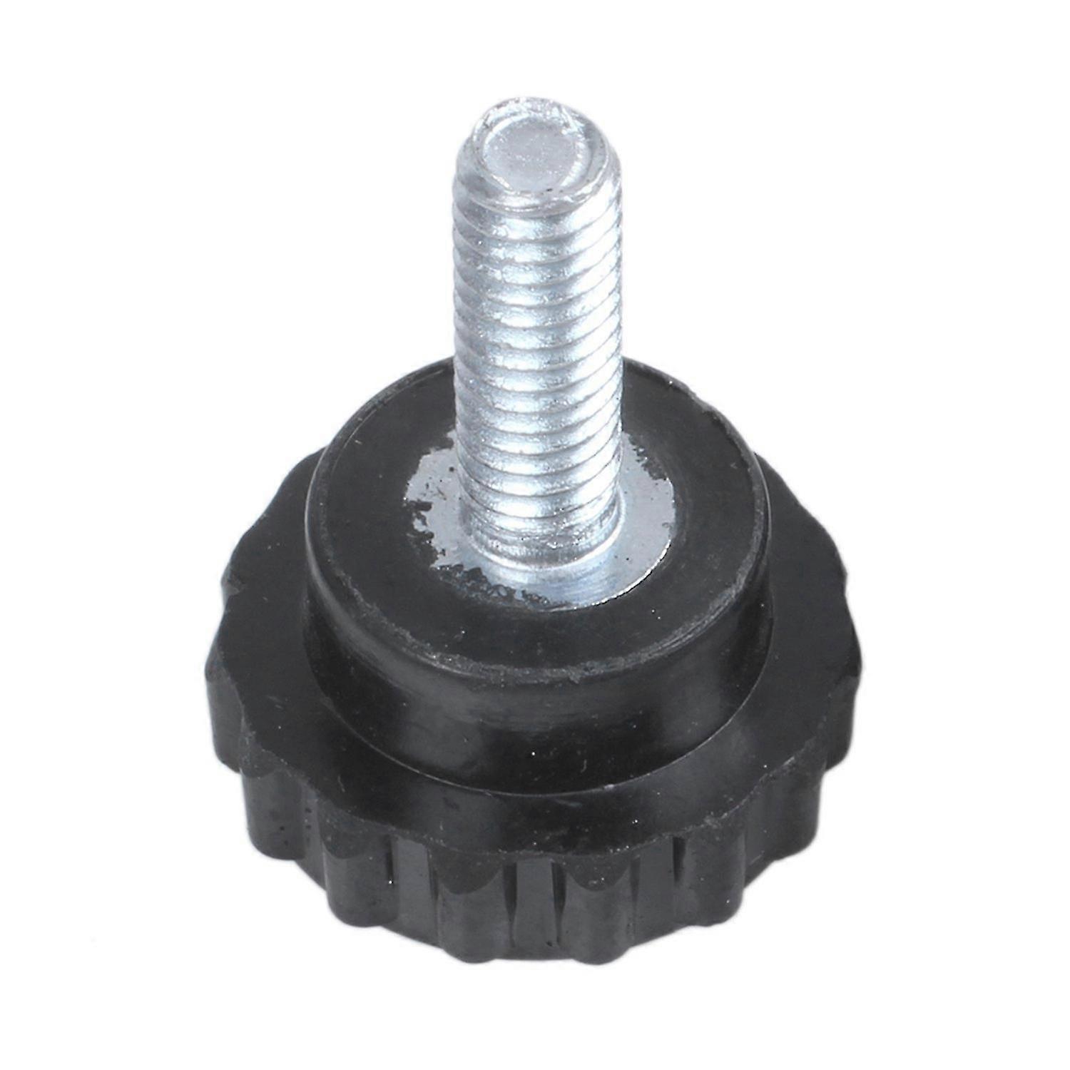 6 Pcs M4x10 Threaded Knurled Thumbscrew Grip Knobs Thumb Screw