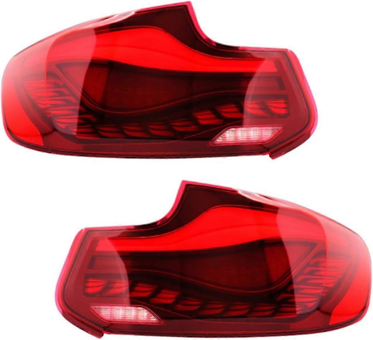 Car Modified Led Taillamp Assembly Compatible with BMW 2 Series F22 F23 F87 M2 M2C 2014-2021 Rear Singal Lamps Full LED Dynamic Tail Lights (Color : S