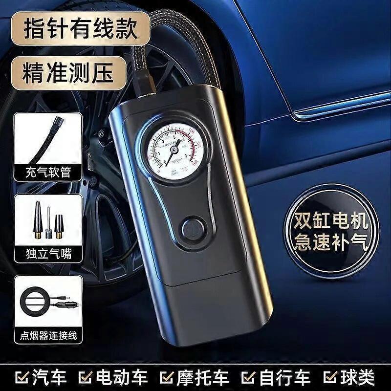 Intelligent Digital Display Wireless Car Mounted Inflation Pump Tire Inflation Pump Automotive Inflator Electric Vehicle