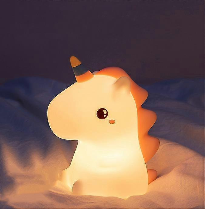 Unicorn Multicolor Changing LED Integrated Rechargeable Silicone Night Light
