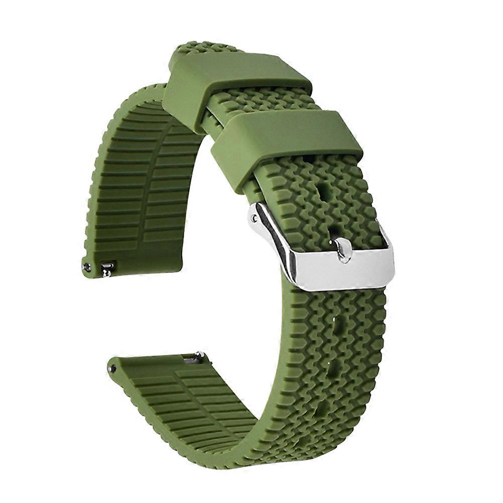 1Pc Durable Silicone Watch Belt Premium Watch Strap Concise Watch Wristband