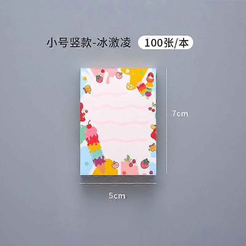 4 Books Cartoon Notepad Tear Off Notepad Time Plan Notepads Small Notepads Stationery
