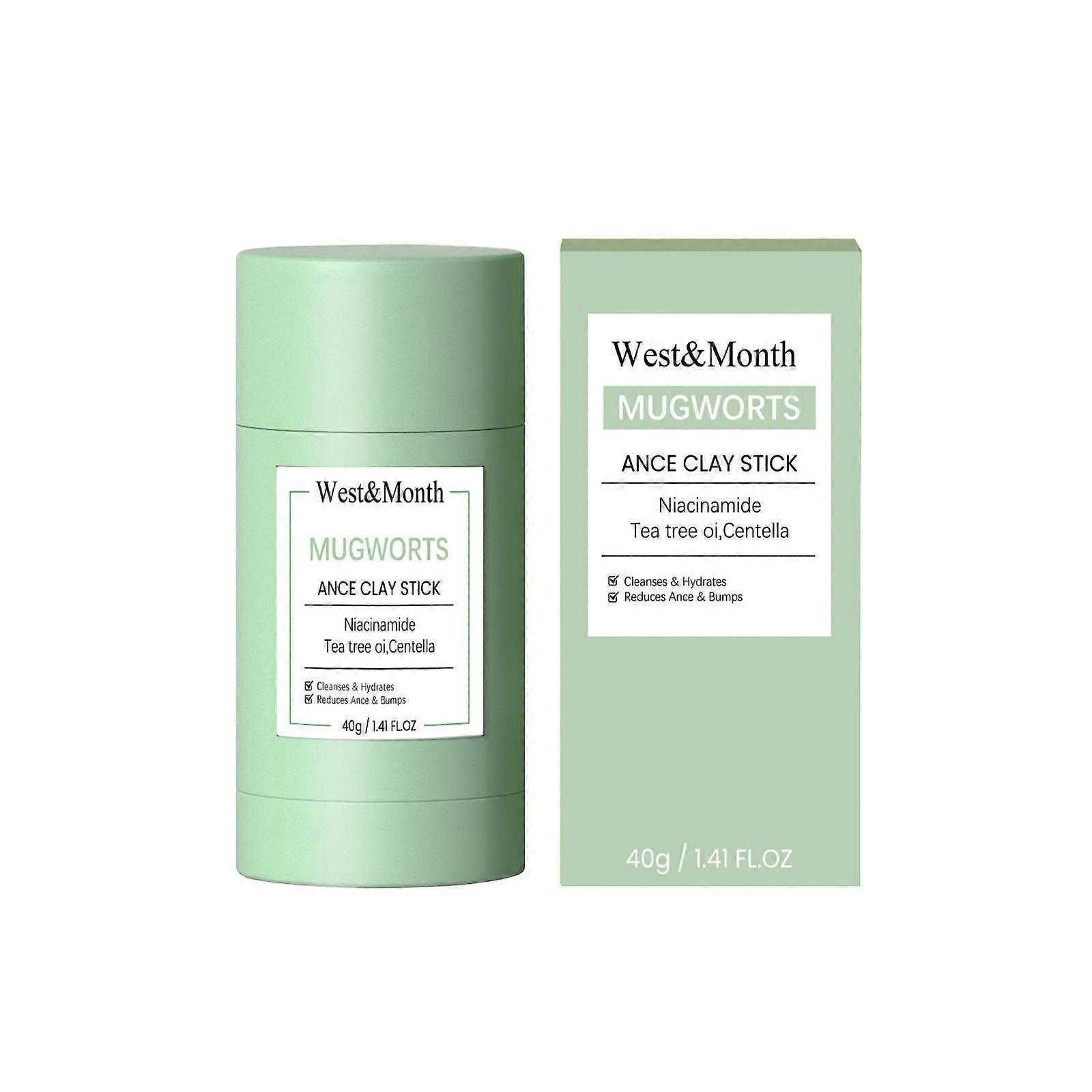 West&Month Blackhead Cleansing Mud Mask for Pore Cleansing, Removing Blackhead, Acne and Acne Stains, Deeply Cleansing and Moisturizing the Skin