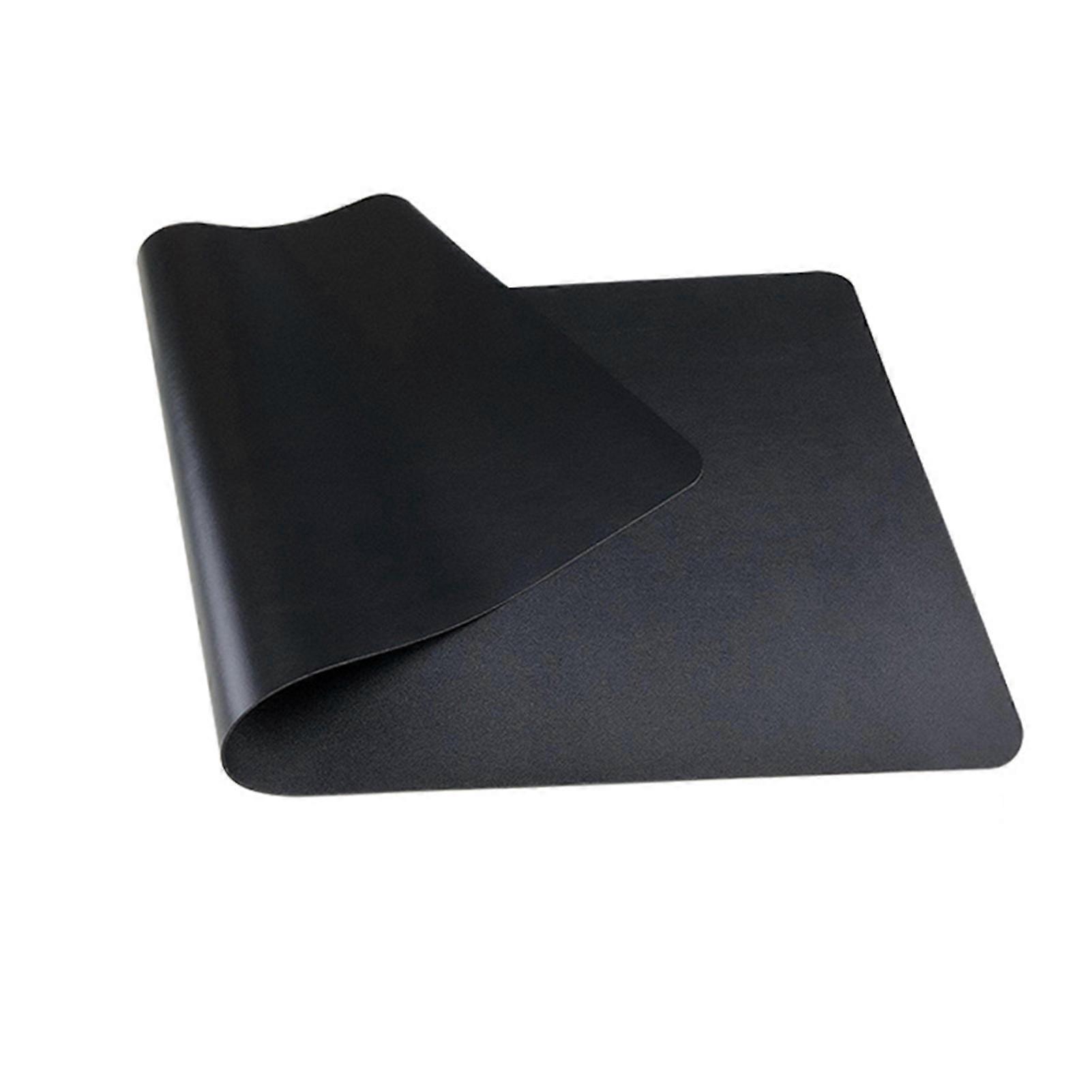 Stain Resistant Mouse Pad Strap Design Faux Leather Decorative Smooth Surface Mouse Cushion for Home
