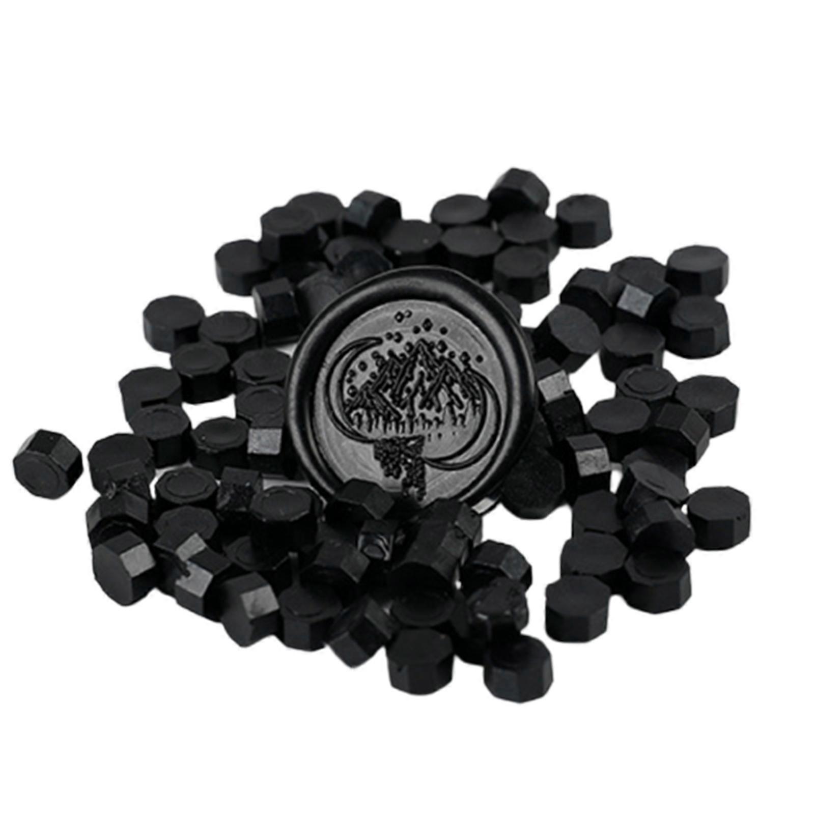 100Pcs/Bag Wax Particles Durable Octagon Shape Eco-friendly Colorful Envelope Wax Blocks for Cards mengxi