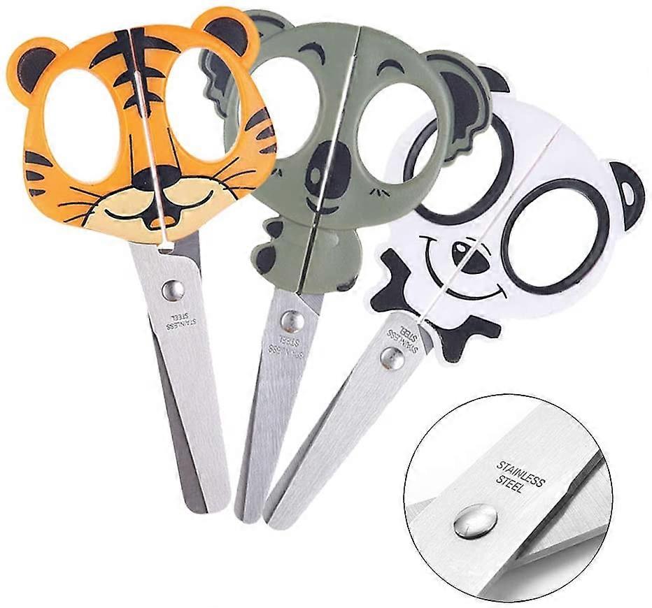 3 pakke barnas håndverksaks med sikkerhetsskolesaks høyrehendt venstrehendt