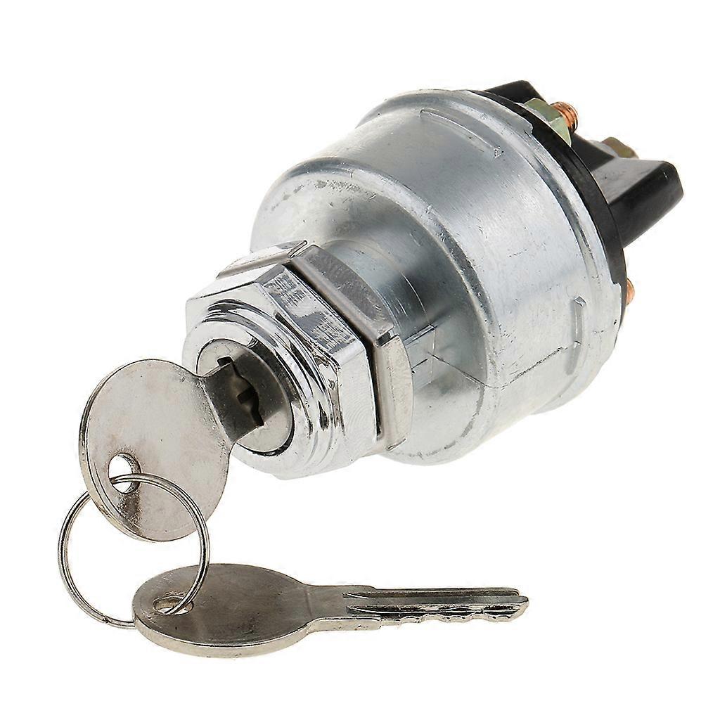 Replacement Forklift 12V ON /OFF /Start Ignition Switch Lock With 2 Keys