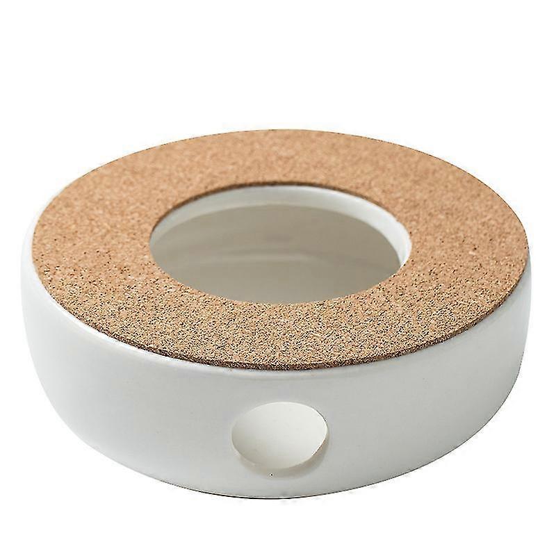 Classic Porcelain Teapot Warmer With Safe-To-Use Cork Stand For Teapot