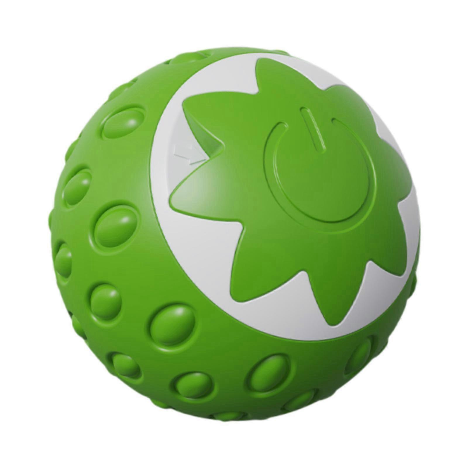 Interactive Cat Toy Ball Automatic Moving Rolling Ball for Dog Cat Excercise green
