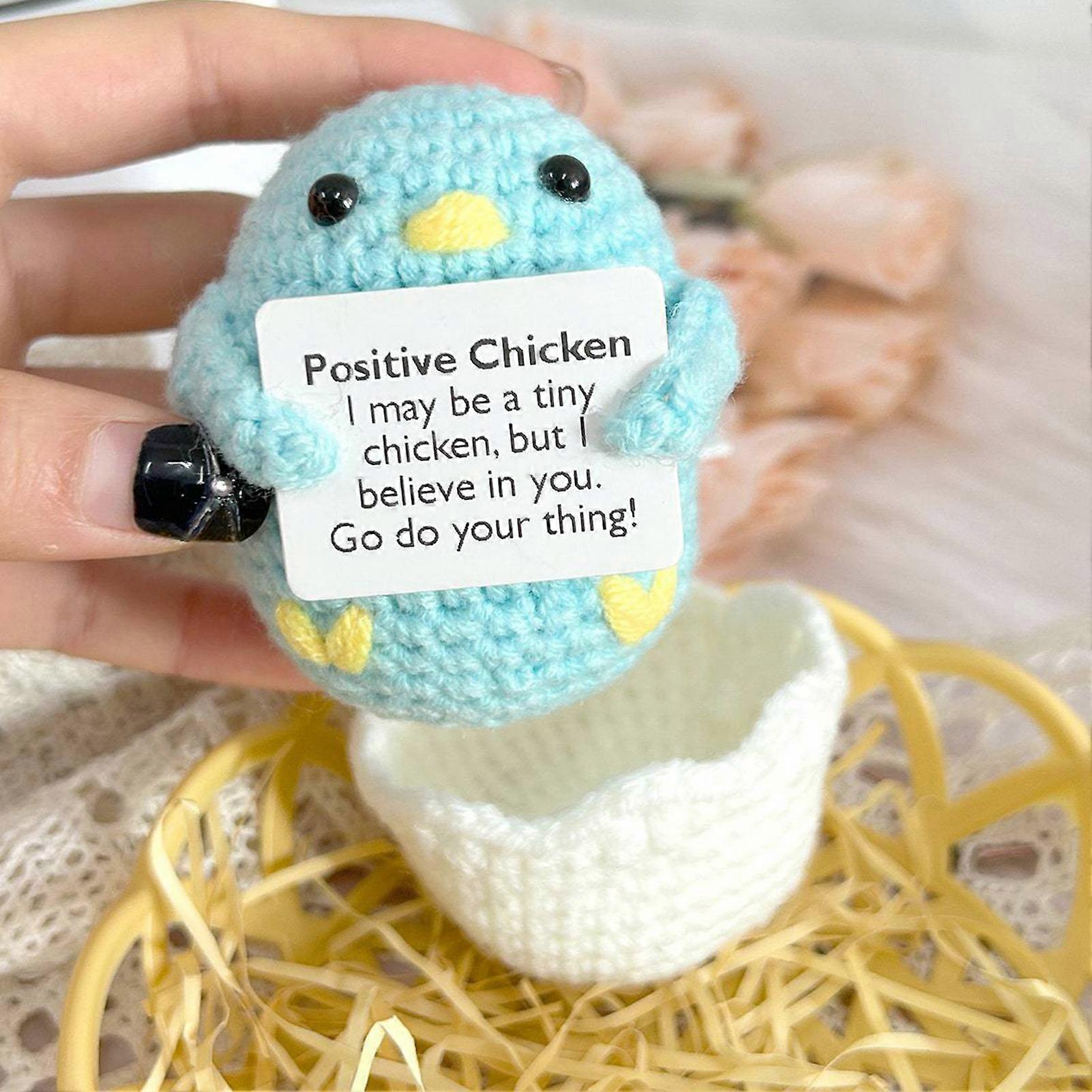 Handmade Emotional Support Worry Worm Gift, Crochet Worry Worm Inspirational Cares , Cute