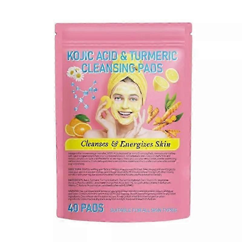 ضمادات تنظيف الكركم للبقع الداكنة وحمض الكوجيك ومنصات تطهير الكركم