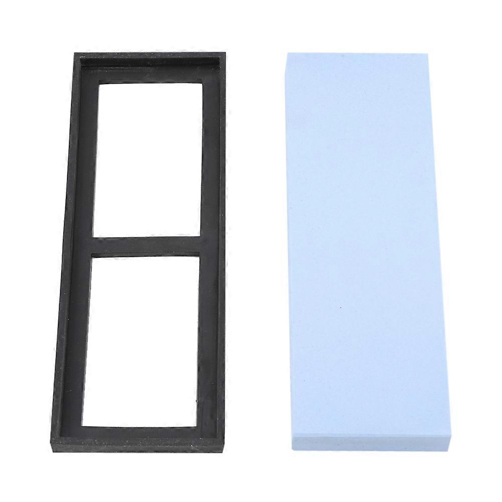 2000# Sharpening Stone Knife Sharpener Whetstone Kitchen Polishing Tool with Anti-slip Base