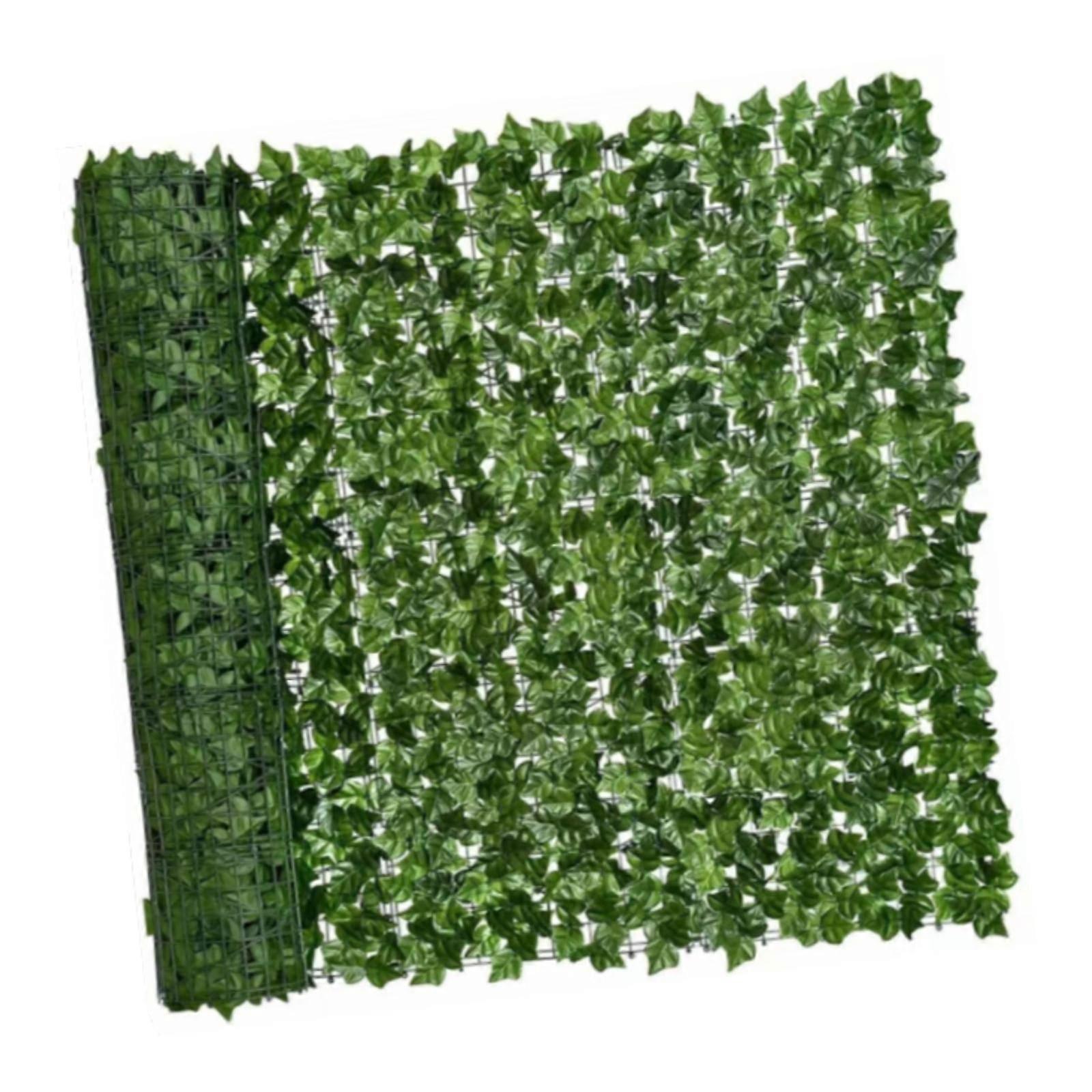 haies artificielles clôture pelouse artificielle fausse feuille verte écran d’intimité panneau style A