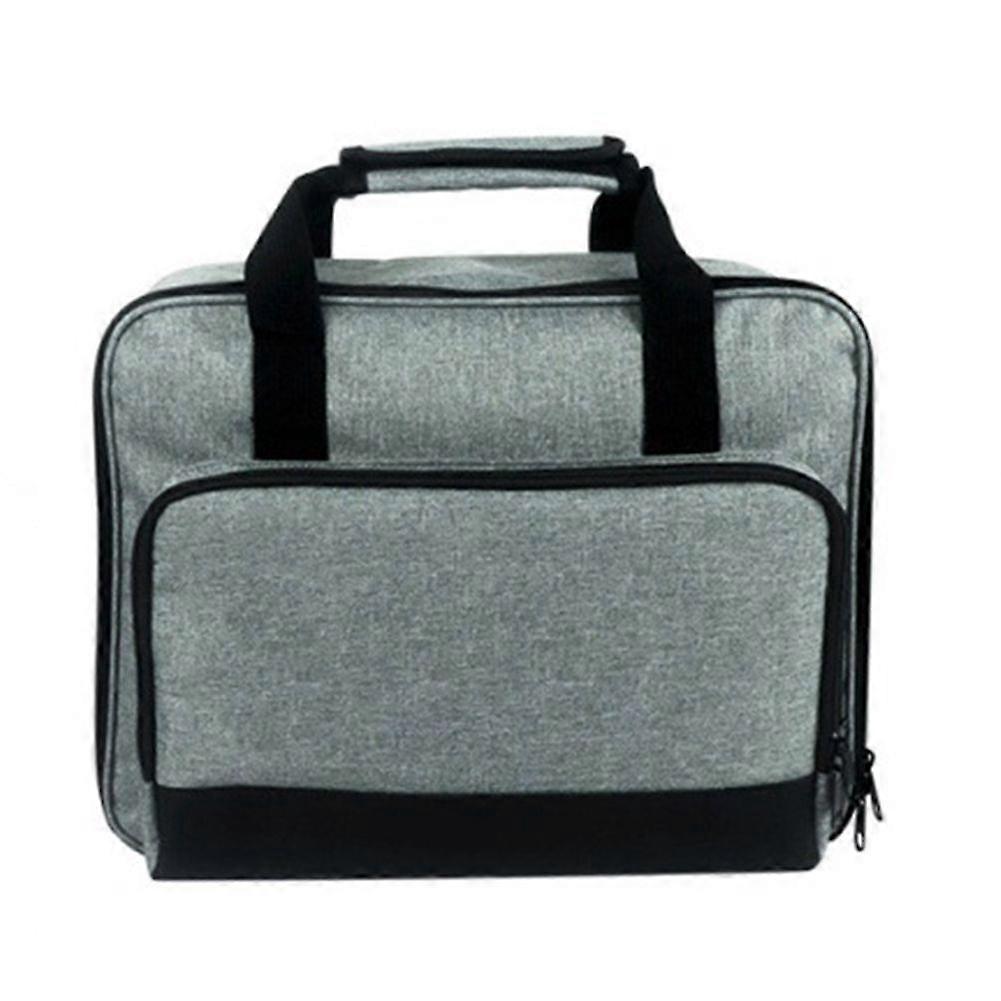 Custodia per proiettore Borsa per proiettore con accessori Tasche portaoggetti Custodia per il trasporto Compatibile con strumenti e accessori Grigio