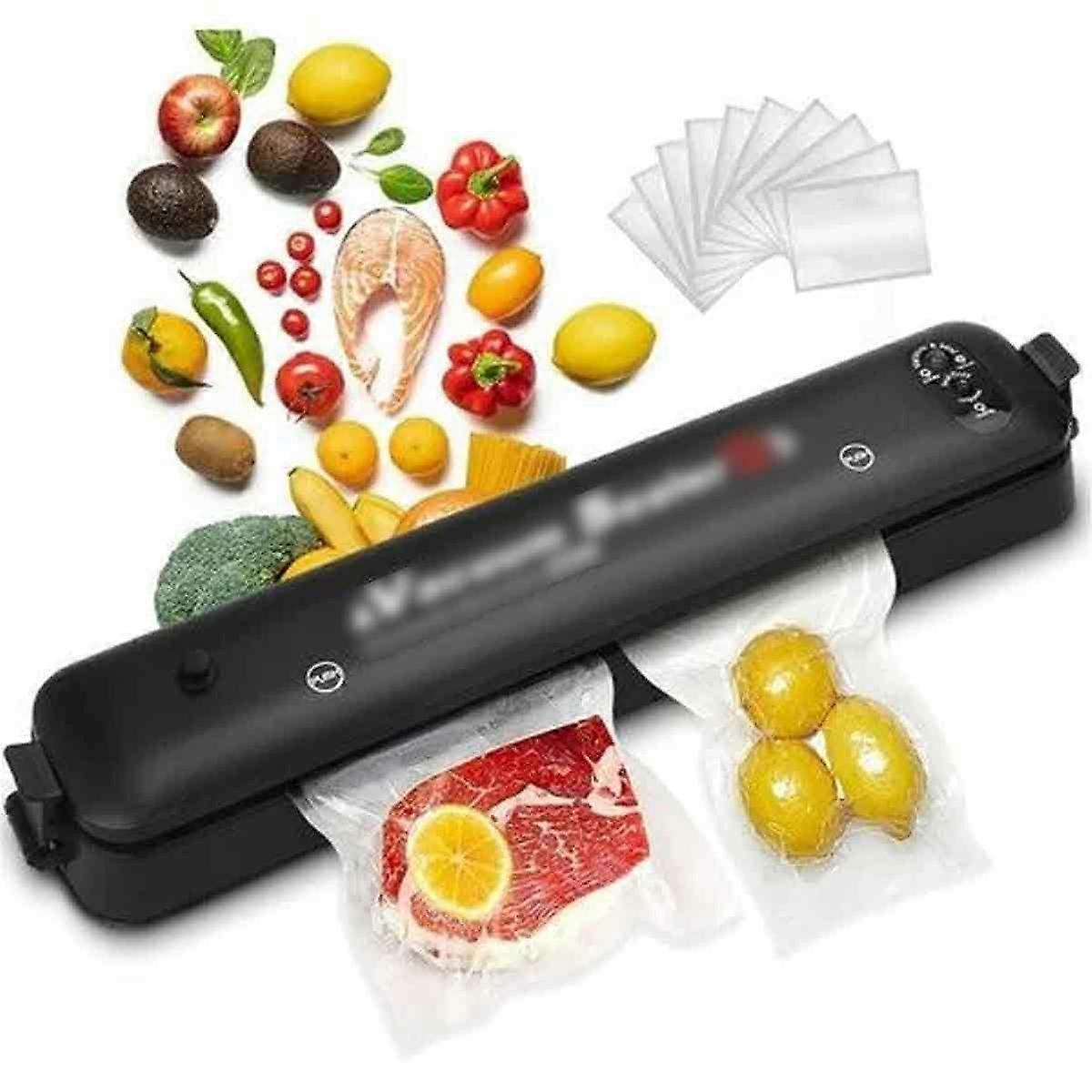 Machine Sous Vide Alimentaire, Appareil Sous Vide, Machine Emballer Sous Vide Pour La Conservation Des Aliments, Avec Mode Sec Et Humide, 10 Sacs So