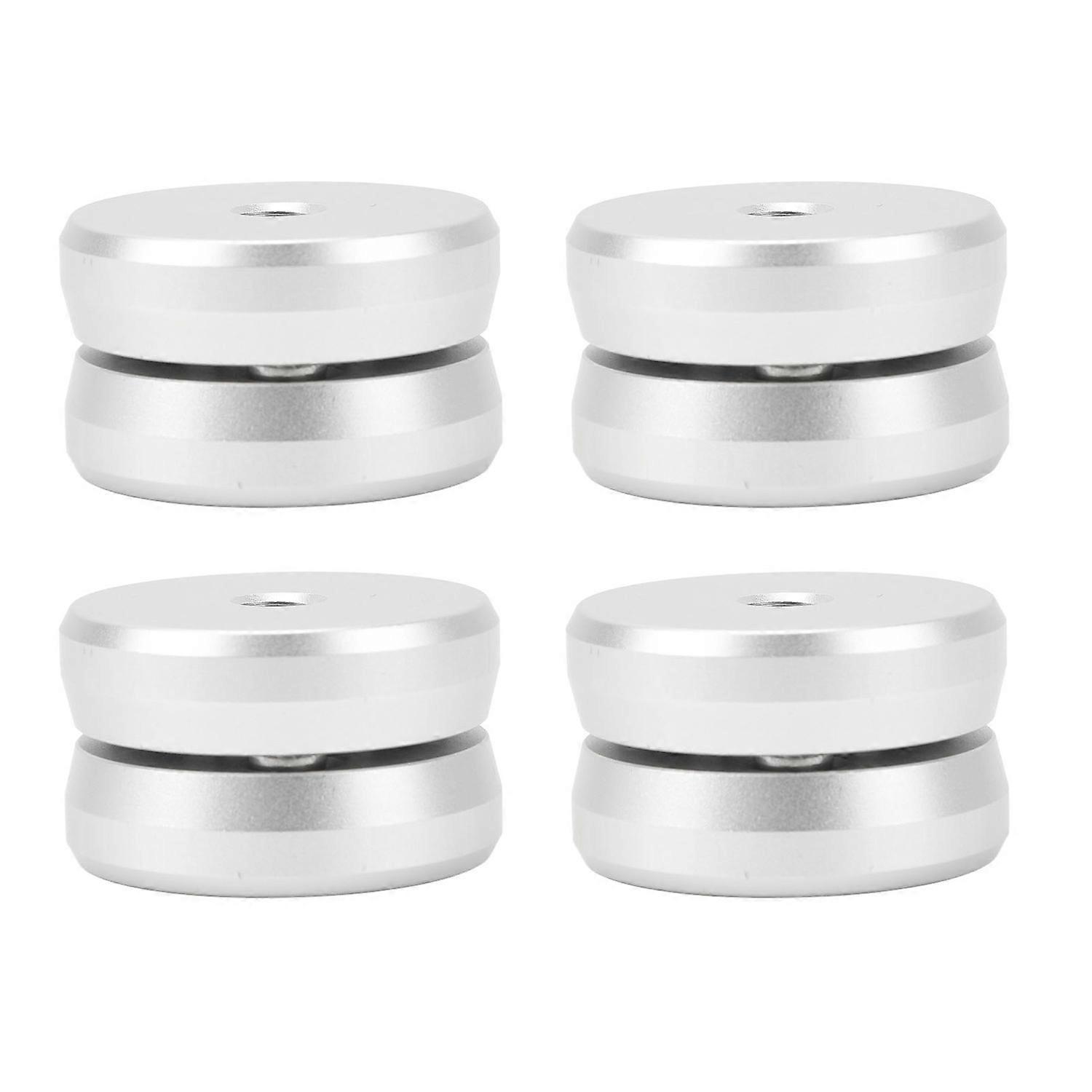 HiFi Speaker Isolation Feet Shock Absorber Pads 39x24mm Aluminum Vibration Dampener with Balls for S