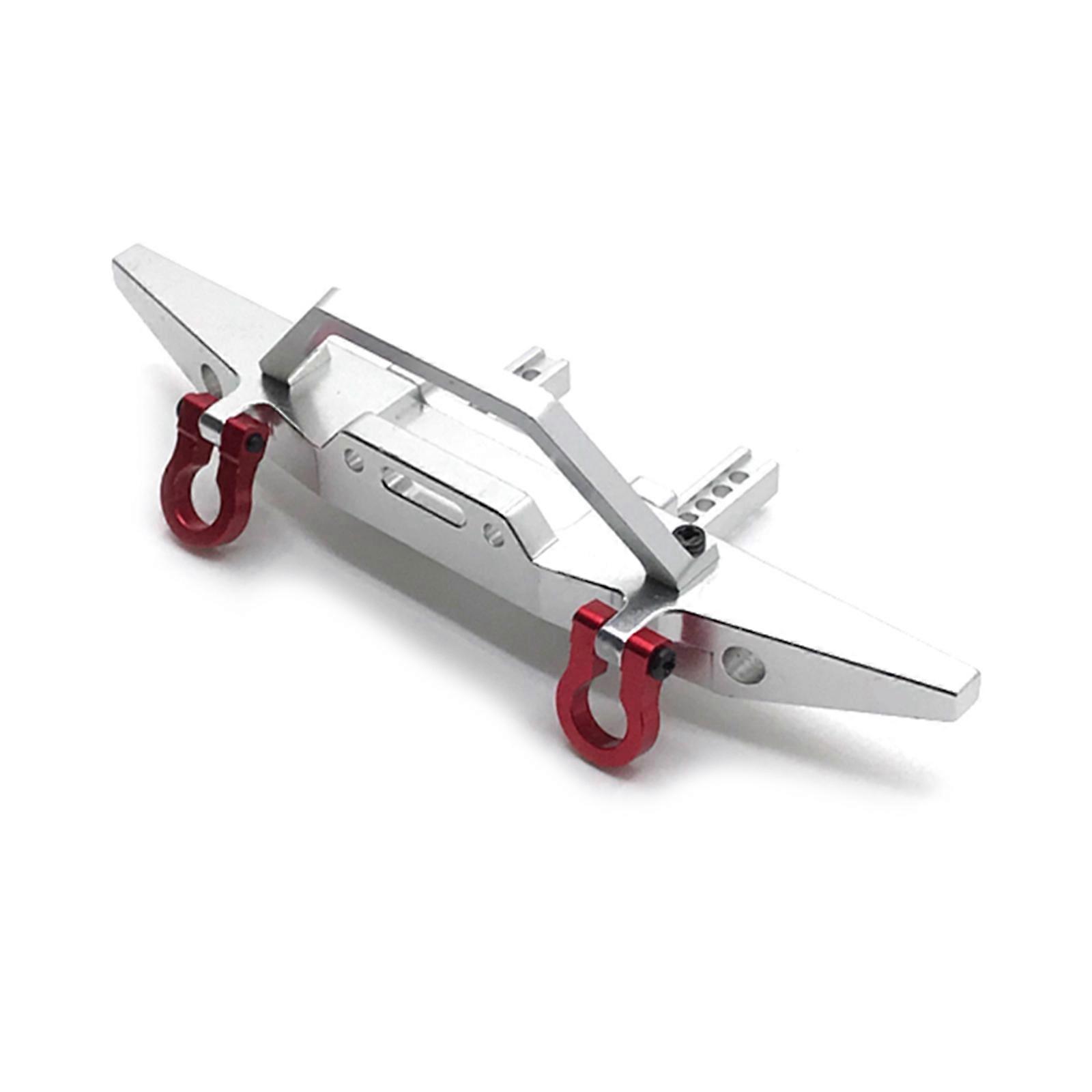 Car Chassis Bumper Parts Model Parts RC Model Kits Replacement Part Anti-Collision Armor Metal Made for Car Silver