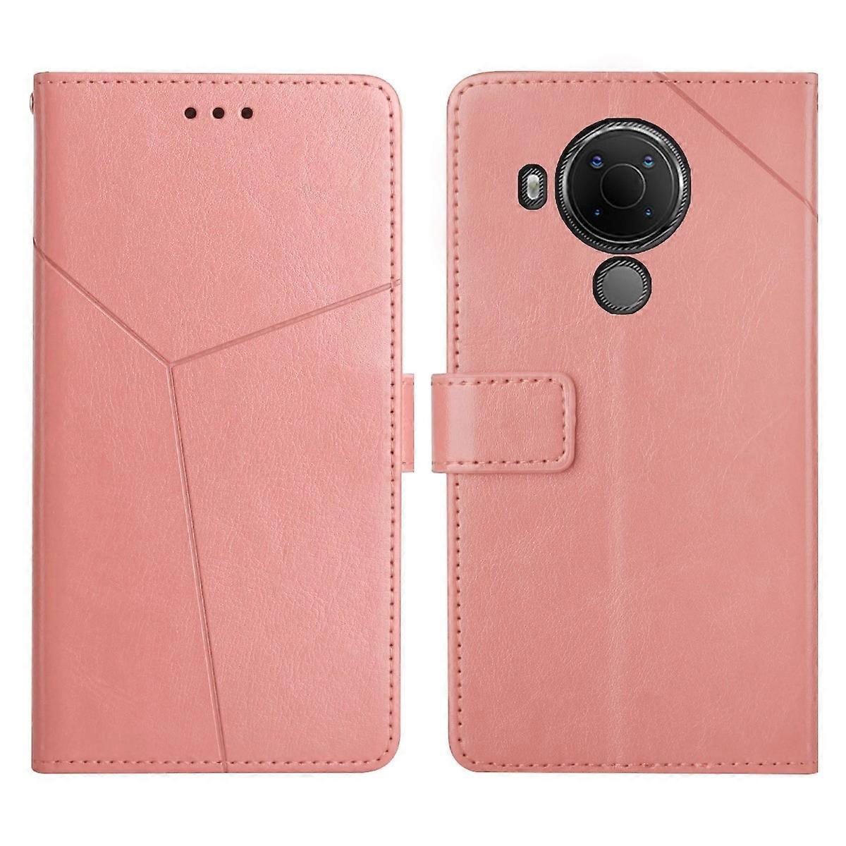 For Nokia 5.4 Y Stitching Horizontal Flip Leather Phone Case