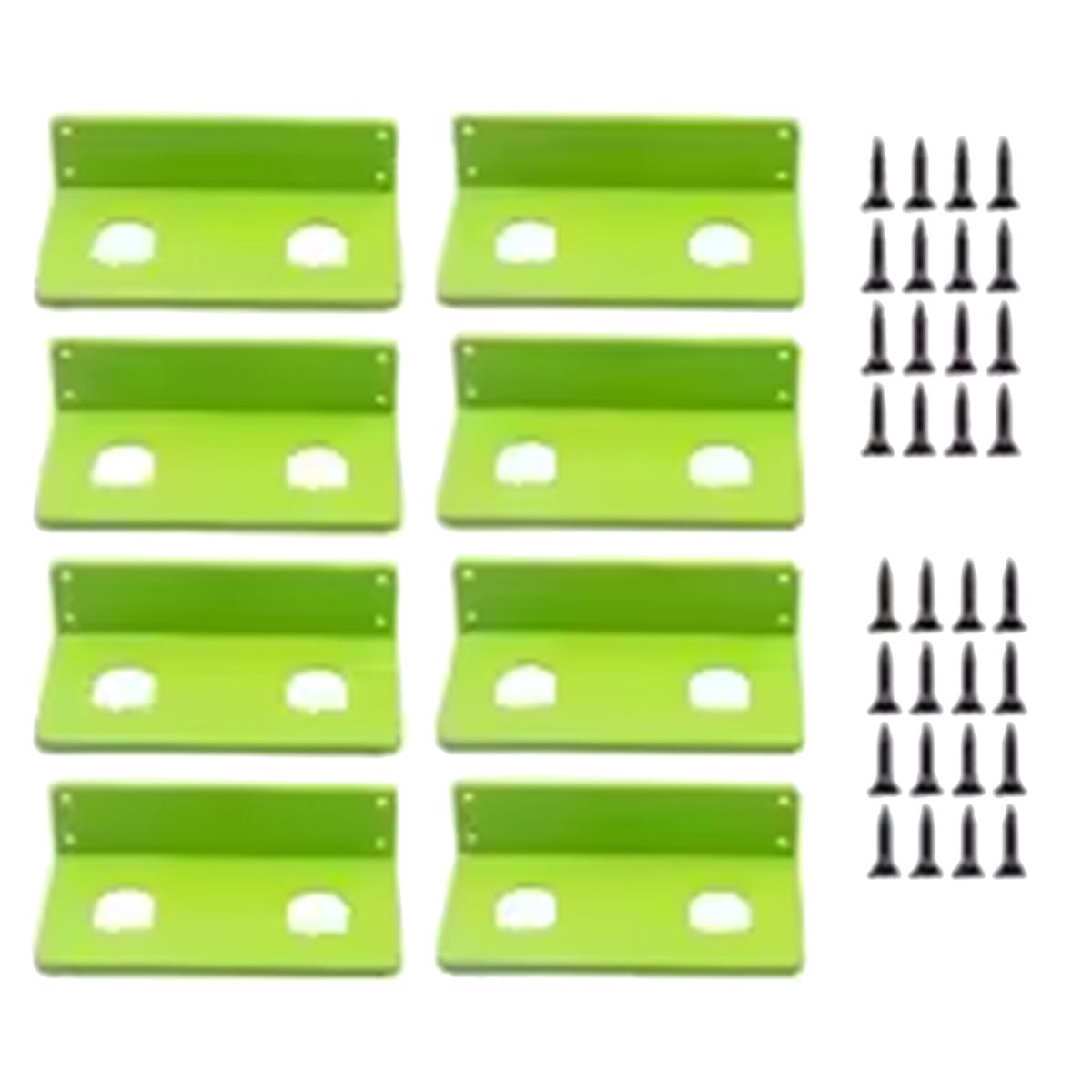 Battery Holder for 18V NiCd Lithium Battery Storage Holder Wall Mount Rack for Display Shelf 8 Packs