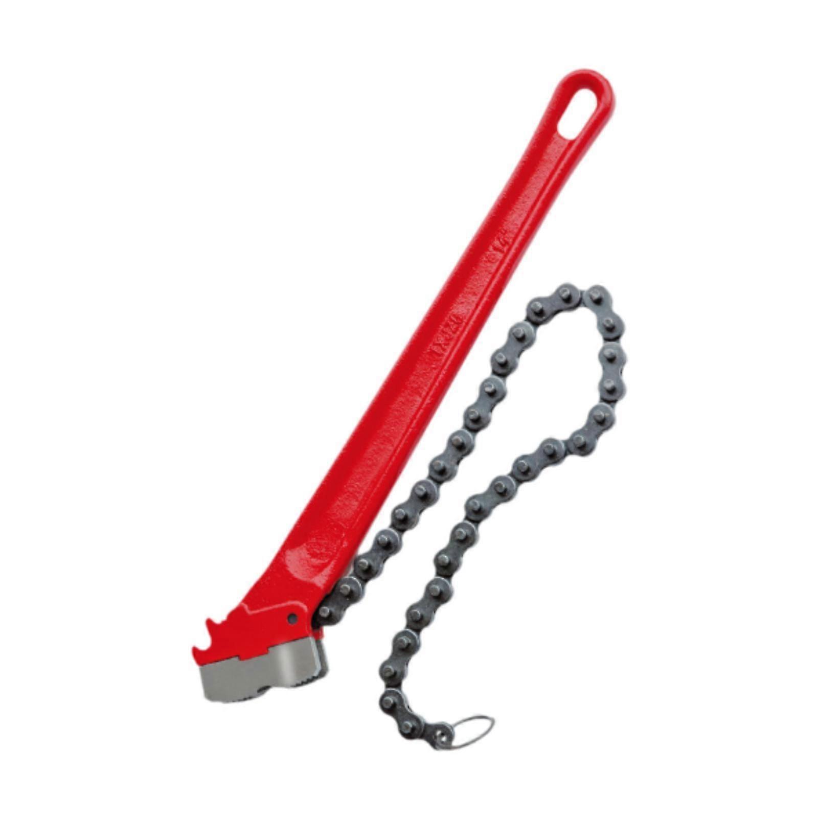 14 inch Chain Wrench Plumbing Pipe Tool Multi Purpose Oil Filter Pipe Wrench