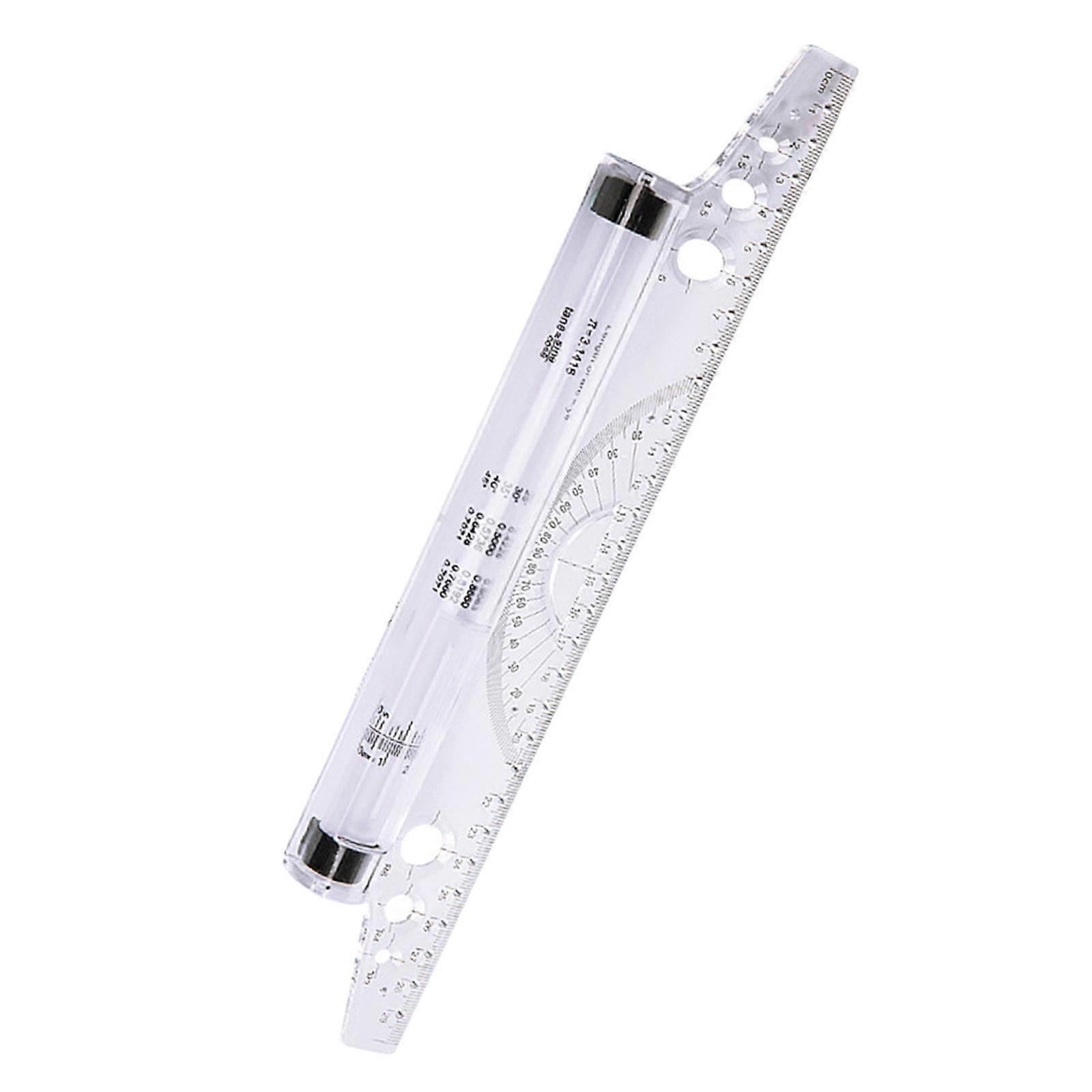 Parallel Rolling Ruler Gift Versatile Angle Ruler for Drafting School Office