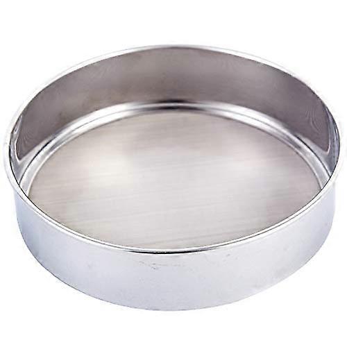 1 Round Rustproof 10-Inch Flour Sifter for Baking with Easy Grip Handle and Fine Mesh Screen
