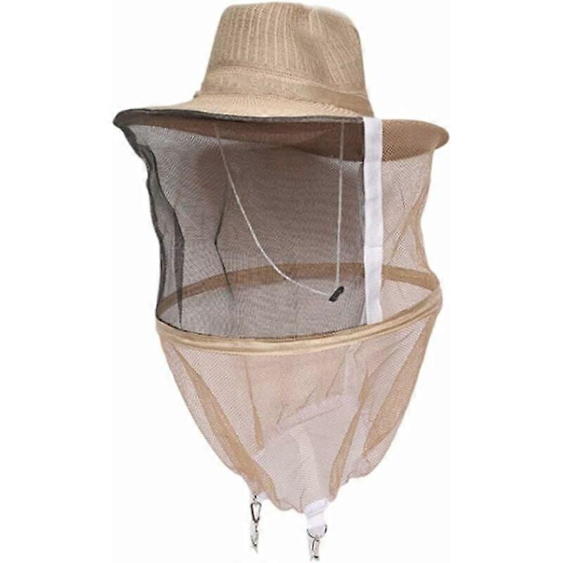 Beekeeping Hat with Veil Anti-mosquito Hat Beekeeper Head Face Mask Hat Machine