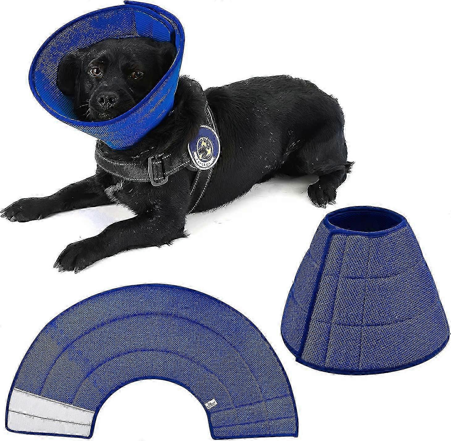 Minerve pour chien. Collier élisabéthain léger et confortable et doux