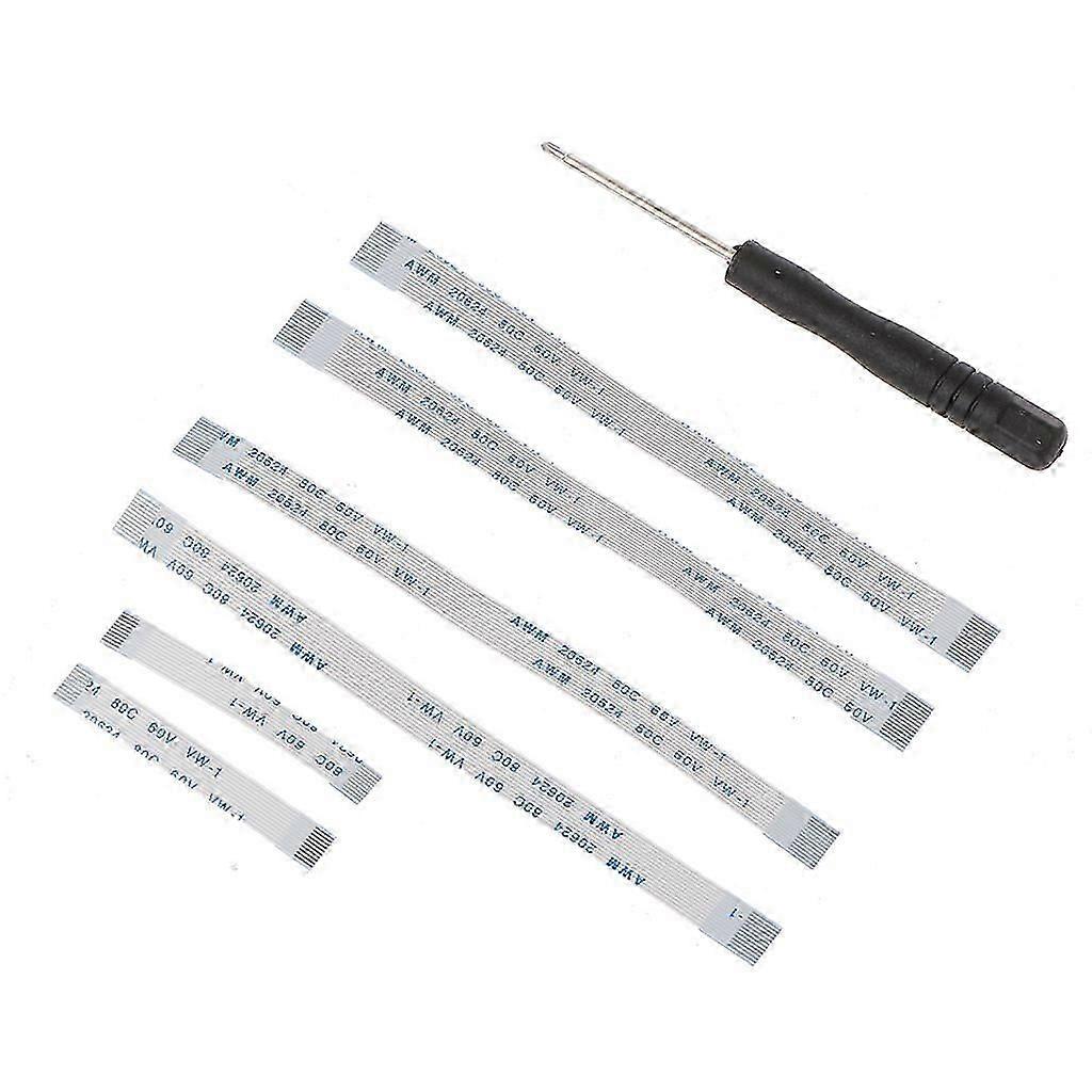 6Pcs 10Pin 12Pin 14Pin für Touch Pad Power Button Switch Flex Ribbon Kabel für Controller Ladeplatine