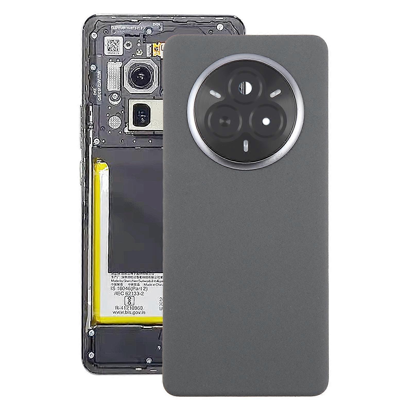 Για Realme 14 Pro ΣΥΜΒΑΤΟ πίσω κάλυμμα μπαταρίας με κάλυμμα φακού κάμερας (μαύρο)