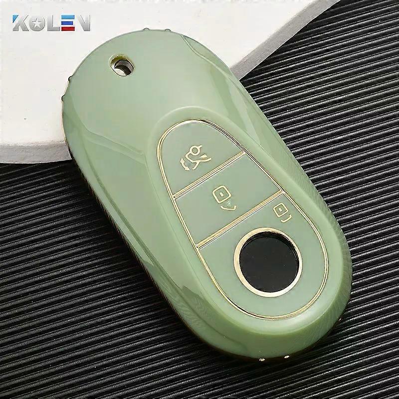 TPU Car Remote Key Case Cover Shell compatible for   C E Class W223 W206 C260 C300 S450 S500 S400 Protector Keyless Accessories
